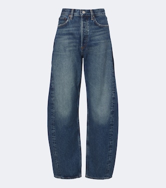 Luna Pieced barrel-leg jeans | Agolde