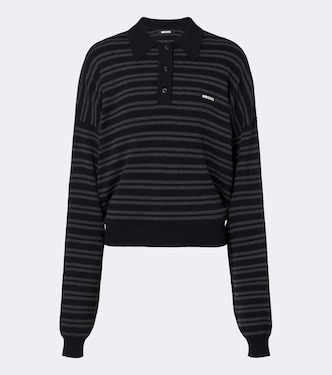 Striped polo sweater | Rotate
