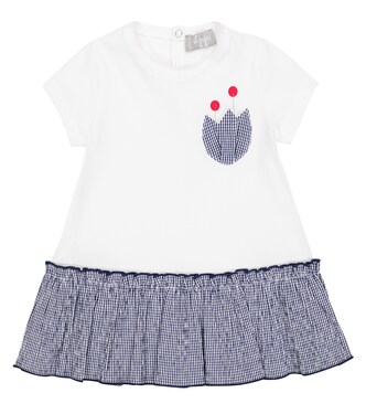 Baby cotton-blend dress | Il Gufo