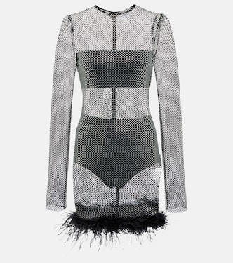 Minikleid mit Federn | Giuseppe di Morabito