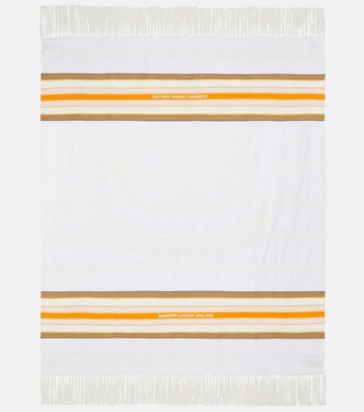 Striped cotton blanket | Burberry