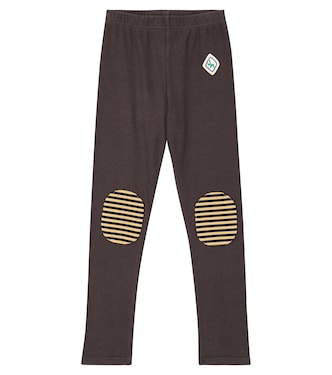 Cotton-blend jersey leggings | Jellymallow