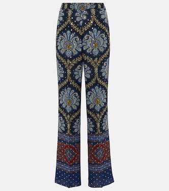 Pantalon ample en soie mélangée | Etro