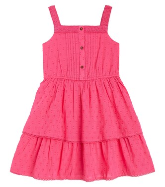 Lace-trimmed embroidered cotton dress | Scotch & Soda Kids