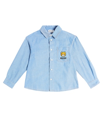 Teddy Bear cotton-blend shirt | Moschino Kids