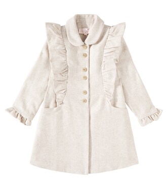 Koko ruffled wool-blend coat | Tutu Du Monde