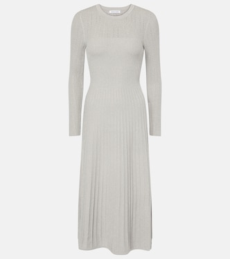 Nami knitted lamé midi dress | Veronica Beard