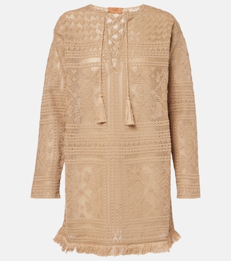 فستان قصير من الدانتيل Kiss By The Book | Alanui