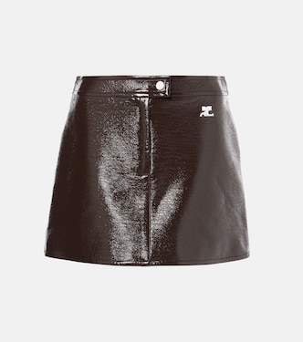 Reedition vinyl miniskirt | Courrèges