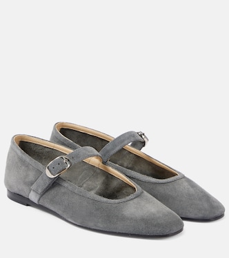 绒面革玛丽珍平底鞋 | Le Monde Béryl