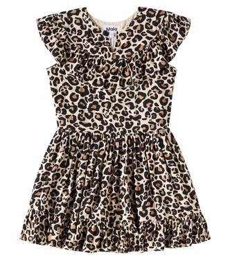 Cho ruffled leopard-print dress | Molo