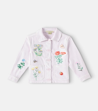 刺绣棉质夹克 | Stella McCartney Kids