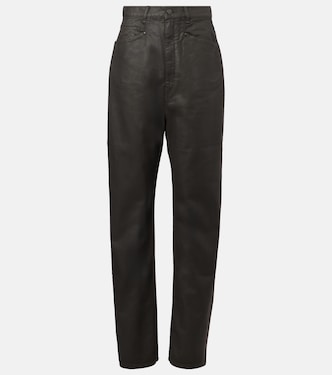 High-rise cotton wide-leg pants | Lemaire