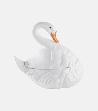 Swan ceramic soup tureen | Bitossi