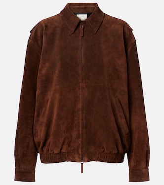 Roana suede bomber jacket | The Row