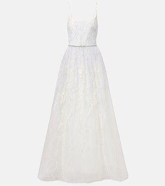 Embroidered tulle gown | Elie Saab