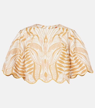 Printed linen top | Farm Rio