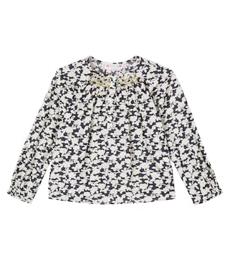 Biancarosa floral cotton shirt | Bonpoint
