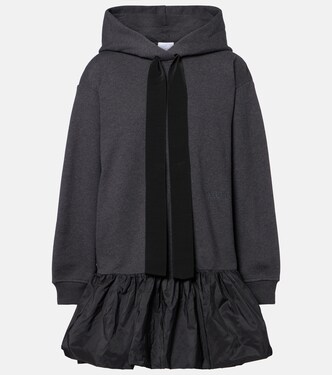 Hooded cotton sweatshirt dress | Patou