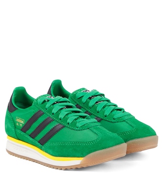 SL 72 RS suede-trimmed sneakers | Adidas Originals Kids