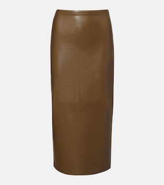High-rise midi skirt | Norma Kamali