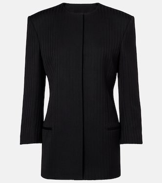 Ribbed-knit wool blazer | Calvin Klein Collection