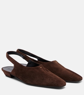 Slingback-Ballerinas Celia aus Veloursleder | Khaite