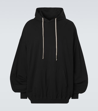 DRKSHDW Hun cotton jersey hoodie | Rick Owens