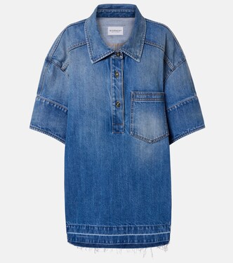 Oversized polo denim minidress | Givenchy