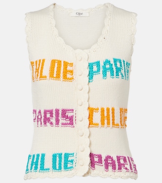 니트 코튼 탑 | Chloé