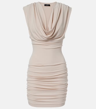 Draped jersey minidress | Wardrobe.NYC