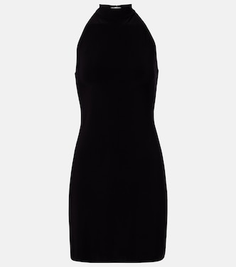 Halterneck jersey minidress | Norma Kamali