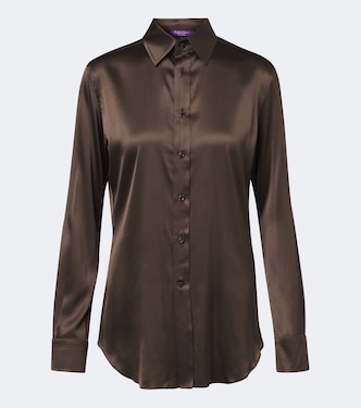Camicia in raso di misto seta | Ralph Lauren Collection