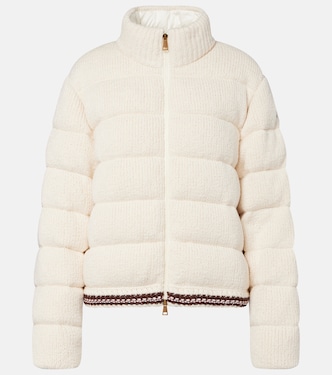 Daunenjacke mit Strick | Moncler