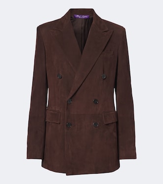 Blazer Ramona en daim | Ralph Lauren Collection