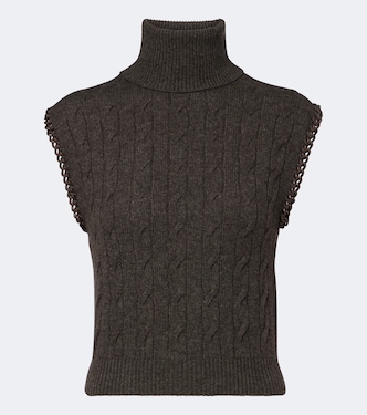 Chaleco trenzado de cachemir | Ralph Lauren Collection