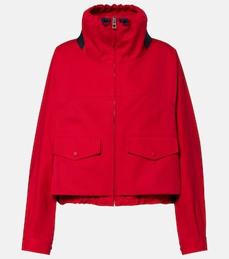 Cotton and silk gabardine jacket  | Loewe