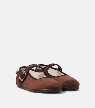 Fringed Mary Jane flats | Bonton