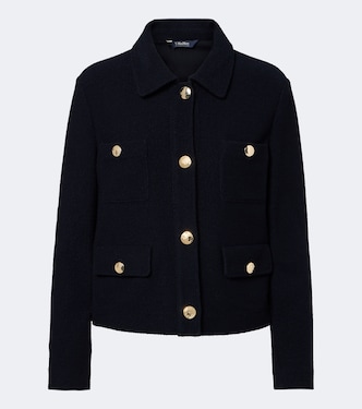 Wool and cotton-blend jersey jacket | 'S Max Mara
