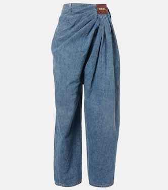 Draped wide-leg jeans | Loewe
