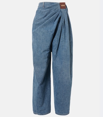 Draped wide-leg jeans | Loewe