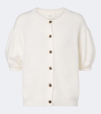 Lucianne brushed cashmere cardigan | Lisa Yang