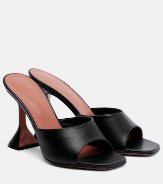 Lupita leather mules | Amina Muaddi