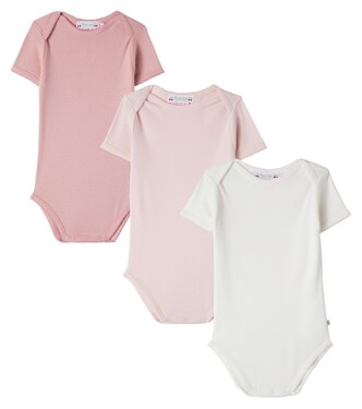 Baby set of 3 cotton bodysuits | Bonpoint