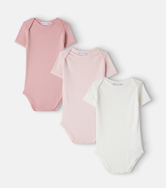 Baby set of 3 cotton bodysuits | Bonpoint