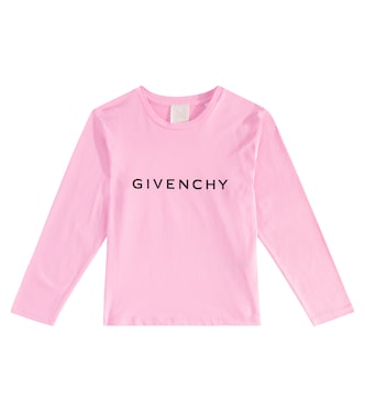 Logo cotton jersey top | Givenchy Kids