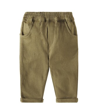 Baby Olb cotton-blend straight pants | Donsje