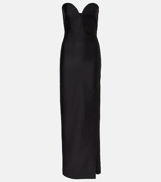 Strapless taffeta gown | Roland Mouret