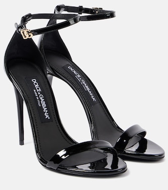 105 patent leather sandals | Dolce&Gabbana