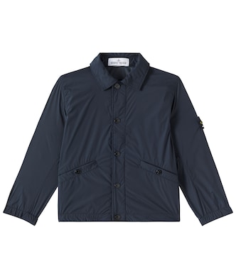 Compass twill field jacket | Stone Island Junior